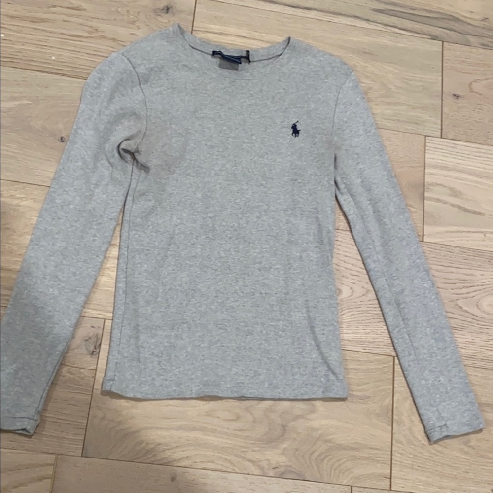 Long sleeve, grey Ralph Lauren shirt